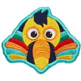 Affenzahn AFZ-BDG-001-046, Patch Multicolore