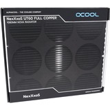 Alphacool 14391 pièce et accessoire pour systèmes de refroidissement d'ordinateurs Radiateur Noir, Radiateur, Acier, Noir, 378 mm, 360 mm, 65 mm