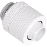 Alphacool Embout vissable Eiszapfen 13/10mm G1/4 - White, Connecteur Blanc