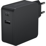 Ansmann 247PD Noir Intérieure chargeur Blanc, 1x USB-C, Intérieure, Secteur, 20 V, Noir