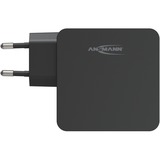 Ansmann 247PD Noir Intérieure chargeur Blanc, 1x USB-C, Intérieure, Secteur, 20 V, Noir