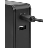 Ansmann 247PD Noir Intérieure chargeur Blanc, 1x USB-C, Intérieure, Secteur, 20 V, Noir
