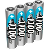 Ansmann NiMh Professionel AAA HR03, Batterie Argent, 1100 mAH