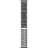 Apple Bracelet-montre Gris clair/gris foncé