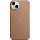 Apple Coque en tissage fin avec MagSafe pour iPhone 15 Plus, Housse smartphone Taupe