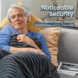 Beurer Couverture chauffante HD 82 Stockholm, Couvertures chauffantes Gris