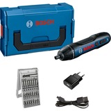 Bosch GO Professional 360 tr/min Noir, Bleu, Tournevix bleu/Noir, Tournevis électrique, Poignée droite, 1/4", Noir, Bleu, 360 tr/min, 2,5 N·m