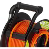 Brennenstuhl Enrouleur de câble de jardin Garant G Bretec IP44, 1 prise, Tambour à câble Noir/Orange