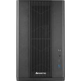 Chieftec BX-10B-M-OP unité centrale Mini Tower Noir, boîtier pc Noir | 1x USB-A | 1x USB-C | Verre Trempé