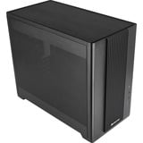 Chieftec BX-10B-M-OP unité centrale Mini Tower Noir, boîtier pc Noir | 1x USB-A | 1x USB-C | Verre Trempé