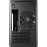 Chieftec BX-10B-M-OP unité centrale Mini Tower Noir, boîtier pc Noir | 1x USB-A | 1x USB-C | Verre Trempé