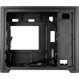 Chieftec BX-10B-M-OP unité centrale Mini Tower Noir, boîtier pc Noir | 1x USB-A | 1x USB-C | Verre Trempé