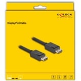 DeLOCK Câble DisplayPort 2.1 connecteur > connecteur DisplayPort, 16K, 80 Gbps Noir