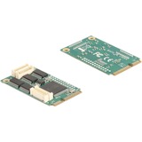 DeLOCK Mini PCIe I/O pleine taille 4 x Série RS-232, Extension de l’interface 