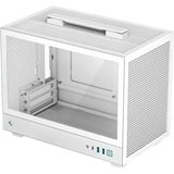 DeepCool CH160 mini tower, boîtier pc Blanc | 2x USB-A | 1x USB-C | Verre Trempé