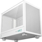 DeepCool CH160 mini tower, boîtier pc Blanc | 2x USB-A | 1x USB-C | Verre Trempé