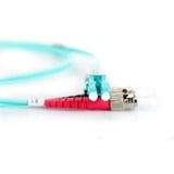 Digitus Câble de raccordement LWL, duplex, connecteur LC > ST, multimode OM3 Turquoise