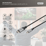 Digitus DB-340106-020-S, Câble Noir/gris