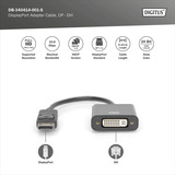 Digitus DB-340414-001-S, Adaptateur Noir