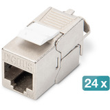 Digitus DN-91410-24, Panneau de brassage Gris