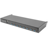 Digitus DS-72221-2GE, Switch KVM Noir