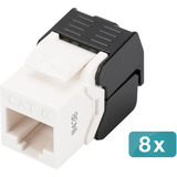 Digitus Module Keystone CAT 6, non blindé - 8 pcs, Module de Keystone 