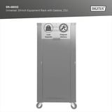 Digitus Rack universel 19 pouces avec roulettes, Boîtier de serveur en rack Noir