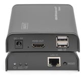 Digitus Set d'extension KVM HDMI IP, Switch KVM 