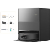 Dreame Aqua10 Ultra Roller Complete, Robot aspirateur Noir