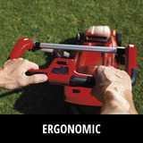 EINHELL Tondeuse à batterie Power X-Change RASARRO 36/36, 36 volts (2x18V), Tondeuse à gazon Rouge/Noir