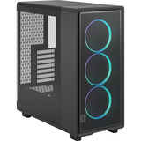Fractal Design Epoch RGB boîtier midi tower Noir | 2x USB-A | 1x USB-C | RGB | Verre Trempé