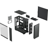 Fractal Design Epoch RGB boîtier midi tower Noir | 2x USB-A | 1x USB-C | RGB | Verre Trempé