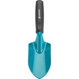 GARDENA Transplantoir large Classic, Truelle Turquoise/Noir, Garden trowel, Duroplast, Acier, Noir, Bleu, Ergonomique, Poignée antidérapante, 8 cm