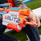 Hasbro Elite 2.0 Motoblitz Blaster, NERF Gun Bleu-gris/Orange