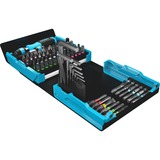 Hazet 2200SC-1, Set d'embouts de vissage Noir/Bleu