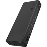 ICY BOX IB-DK7401-CU31, Station d'accueil Noir