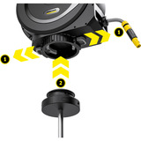 Kärcher Boîte à tuyau HBX 4.20 Automatique, Dévidoir Noir/gris