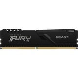 Kingston FURY FURY Beast 32Go 3600MT/s DDR4 CL18 DIMM Black, Mémoire vive Noir, 32 Go, 1 x 32 Go, DDR4, 288-pin DIMM