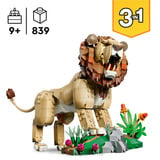 LEGO Creator 3-en-1 Animaux sauvages : Lion majestueux, Jouets de construction 