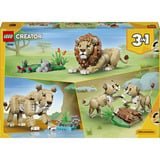 LEGO Creator 3-en-1 Animaux sauvages : Lion majestueux, Jouets de construction 