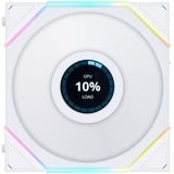 Lian Li 12RTLLCD3W, Ventilateur de boîtier Blanc
