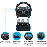 Logitech G920 Volant + pédales Noir, Xbox One/PC