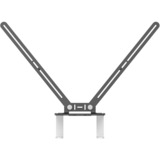 Logitech TV Mount for Video Bars Support de moniteur Noir, Support de moniteur, Noir, Logitech Rally Bar, Logitech Rally Bar Mini, Logitech Rally Camera, 1 pièce(s), 262 mm, 623 mm