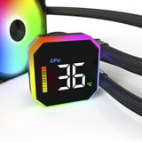 Montech HyperFlow Digital 360, Watercooling Noir