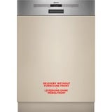 Neff S145HTS04E lave-vaisselle Semi-intégré 13 couverts Acier inoxydable brossé, Semi-intégré, Taille maximum (60 cm), Acier inoxydable, Boutons, 1,75 m, 1,65 m