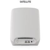 Netgear Orbi RBS760 Système WiFi 6 tri-bande Mesh Satellite, Point d’accès maillé Blanc, Couverture jusqu'à 125 m²
