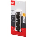 One for all Zapper + télécommande IR Wireless Acoustique, Cable, DVD/Blu-ray, DVDR-HDD, DVR, Système home cinema, SAT, TV, Boitier décodeur TV, Web TV Appuyez sur les boutons, Commande à distance Noir, Acoustique, Cable, DVD/Blu-ray, DVDR-HDD, DVR, Système home cinema, SAT, TV, Boitier décodeur..., IR Wireless, Appuyez sur les boutons, Noir