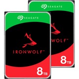 Seagate IronWolf NAS 2 x 8 TB Bundle, Disque dur 