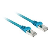 Sharkoon Câble réseau RJ-45 S/FTP Cat.7a Bleu, 5 mètres, câble brut