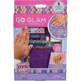 Spin Master Cool Maker, GO GLAM, Kit ongles métallisés avec 6 feuilles de film métallisé et des autocollants pour ongles, 5 manucures à faire soi-même, activités créatives et manuelles pour les filles à partir de 7 ans, Bricolage 